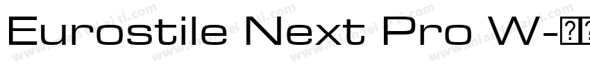 Eurostile Next Pro W字体转换